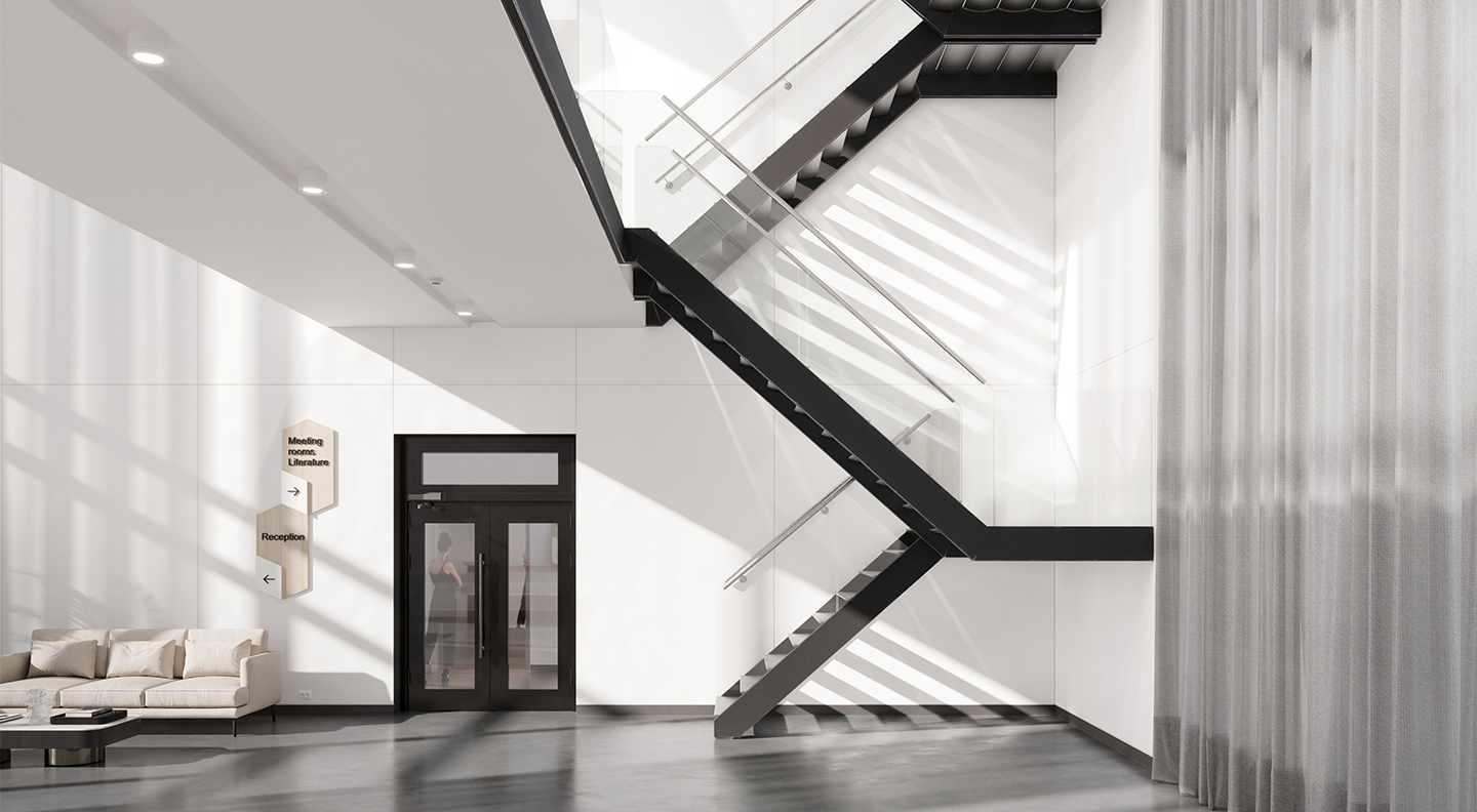 Halfturn Black NextGen™ Stairs